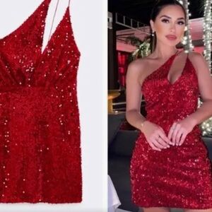 Zara Sequin Mini Dress